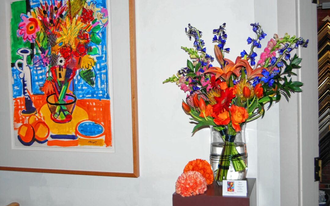 Annual Art & Bloom exhibit always brightens the mood